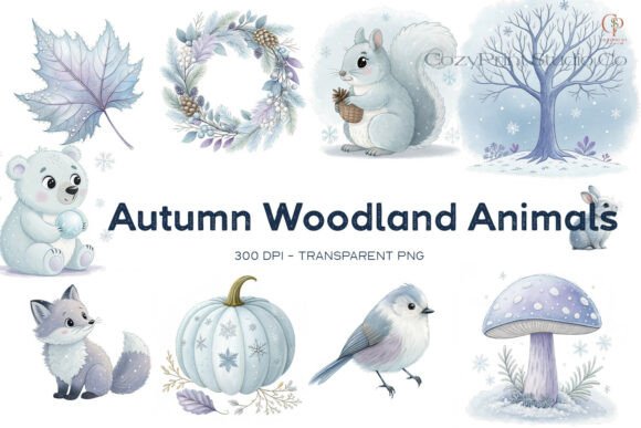 Bring Autumn to Life with Woodland Animals Clipart