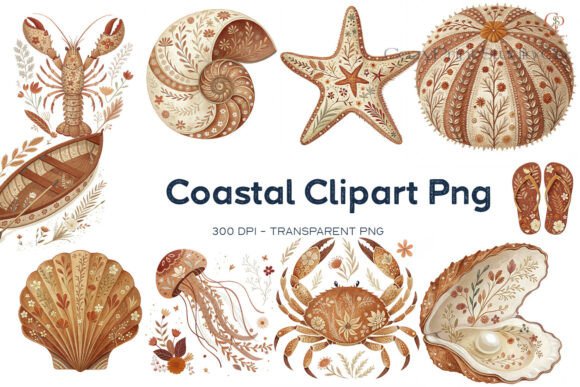Coastal Clipart PNG Collection: Your Essential Design Toolkit