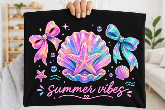 Summer Vibes Seashell PNG: A Splash of Coastal Charm