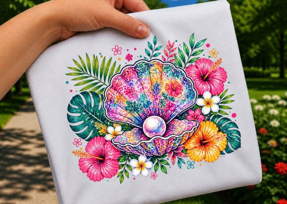 Tropical Floral Shell Summer Beach PNG: A Designer's Guide
