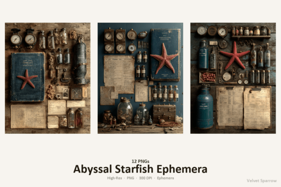 Unearthing Deep-Sea Charm with Abyssal Starfish Ephemera