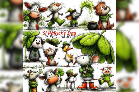 Whimsical St Patrick Kids Animals Clipart: A Designer's Guide